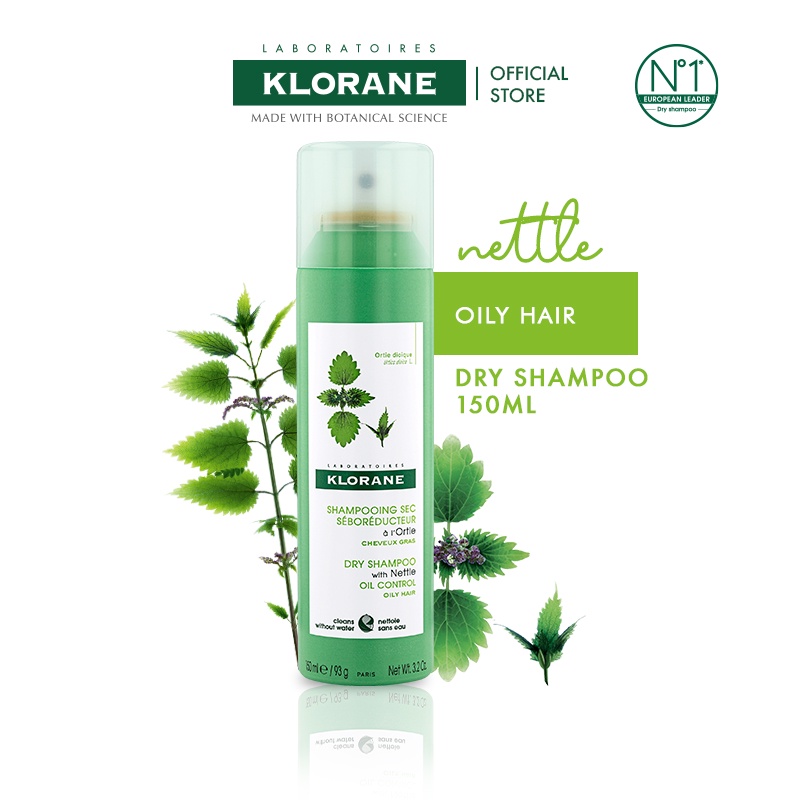Klorane Nettle Dry Shampoo (150ml) Shopee Malaysia