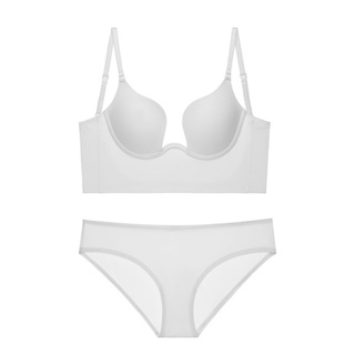 OJi®U-shaped backless bra invisible beauty back bra/Plus Size  Nubra/U型美背漏背低胸内衣