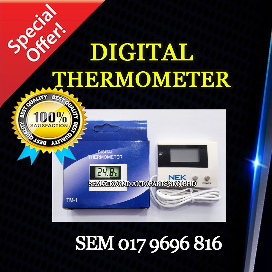 DIGITAL THERMOMETER (CAR AIRCOND SYSTEM) | Shopee Malaysia