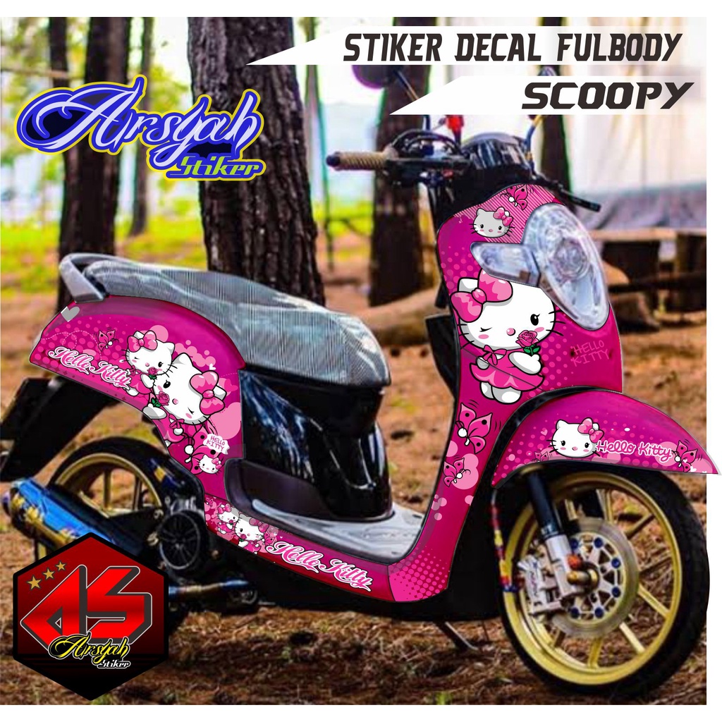 Decal Hello Kitty Full body Full Block Decal Scopy Dekal New Fi 2019 ...