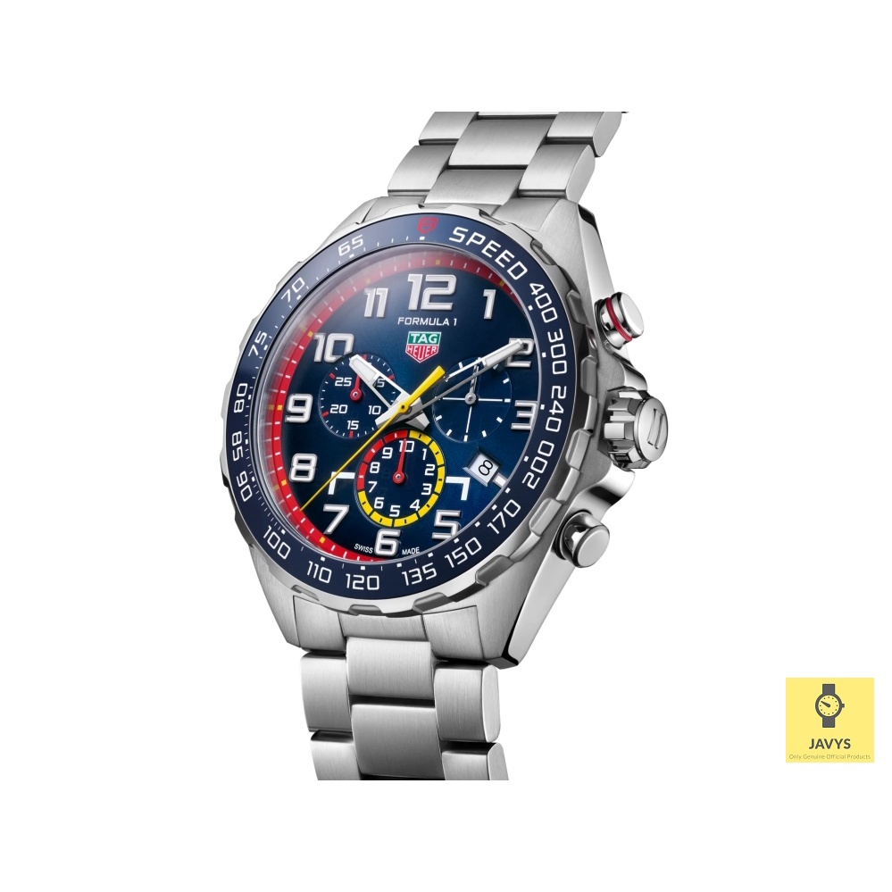 TAG Heuer FORMULA 1 RED BULL RACING CAZ101AL.BA0842 Chronograph Quartz 43mm Bracelet Special Edition Genuine