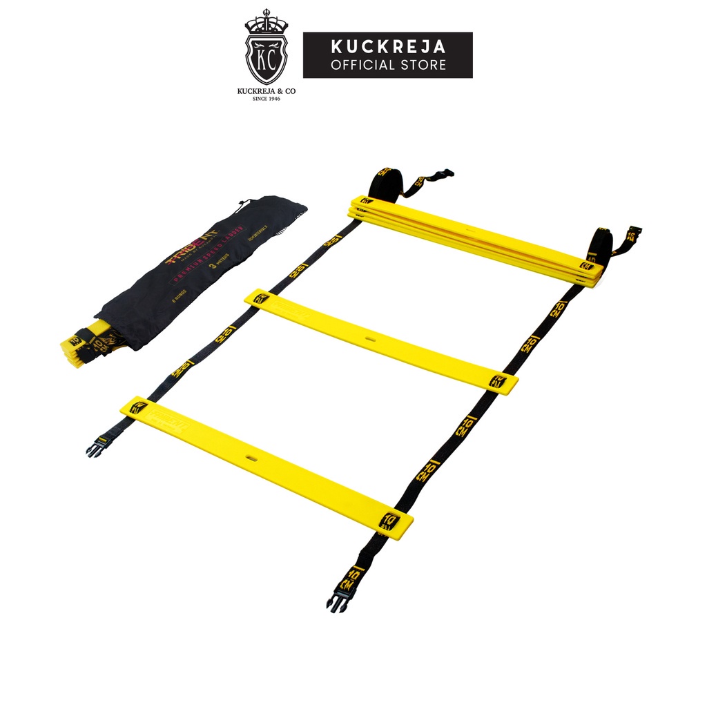 Trident Master Premium Speed Ladder – 3M (Yellow/Black) | Shopee Malaysia