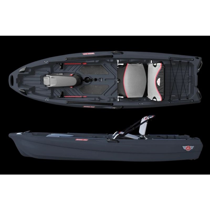 Jonny Boats Bass 100 Fishing Kayak Shopee Malaysia