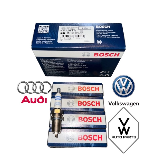 ( 100 BOSCH ) 06H905611 DOUBLE PLATINUM SPARK PLUG VOLKSWAGEN GOLF