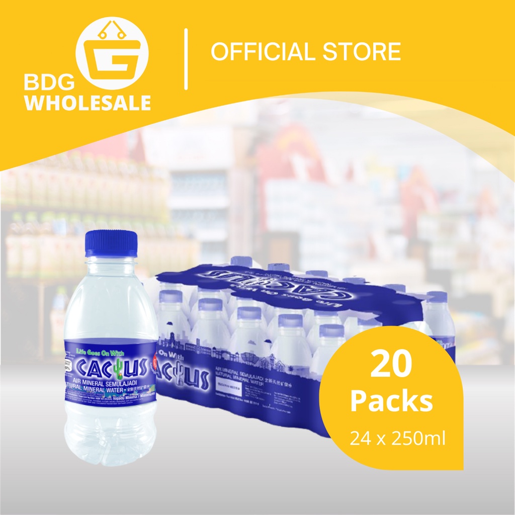 Cactus Mineral Water 24 x 250ml | Shopee Malaysia