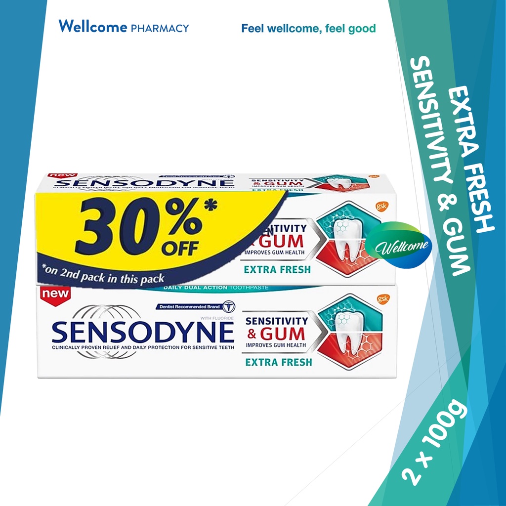 Sensodyne Sensitivity & Gum Daily Dual Action Extra Fresh Toothpaste