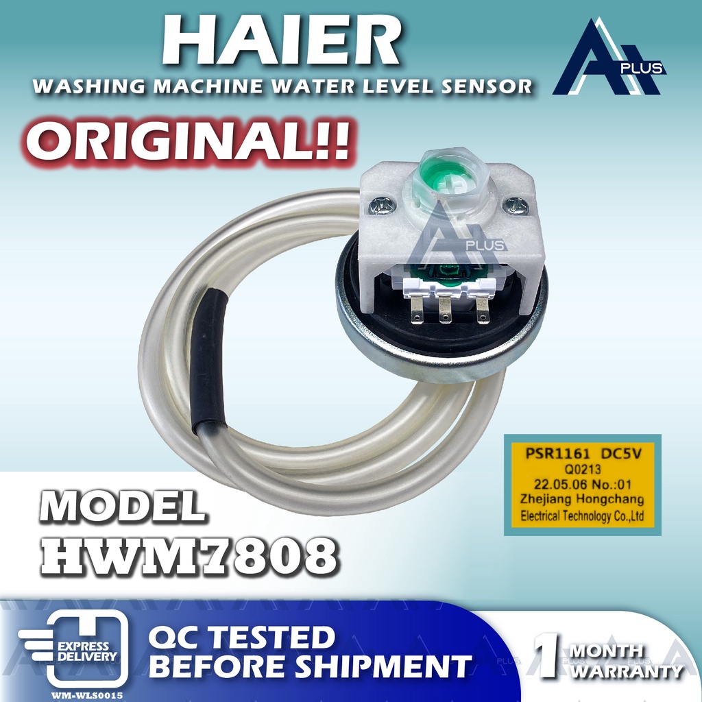 (ORIGINAL) HWM7808 HAIER Washing Machine Water Level Sensor Shopee