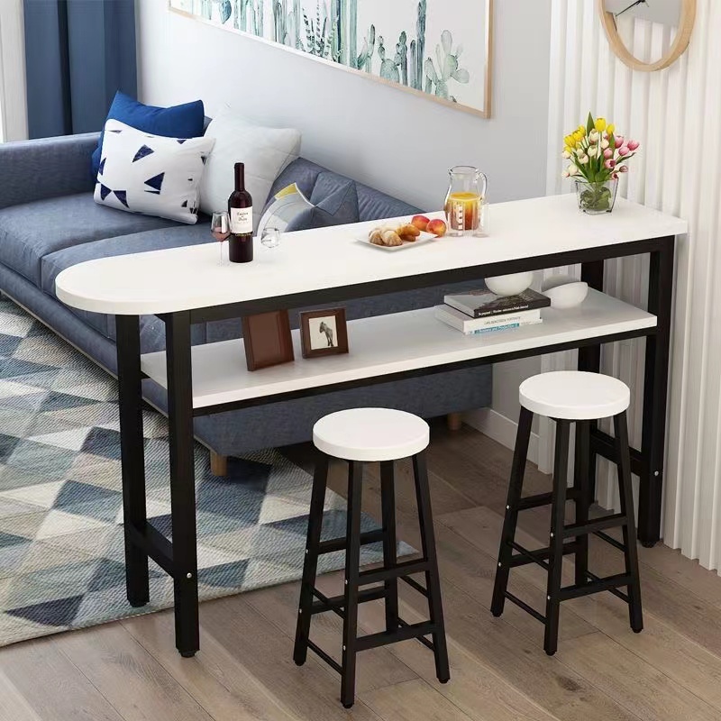 Bar table Home bar table double coffee dining table 2 chairs room bar ...