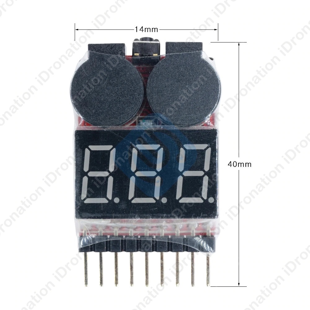 Tester Voltaggio Batteria LiPo 2-6S 7.4V-22.2V - Indicatore Per RC Modellismo - Foto 2