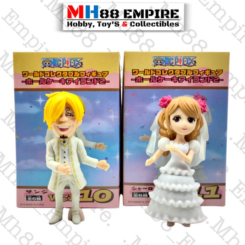 ONE PIECE WCI FIGURE SANJI & PUDDING WEDDING ACTION FIGURE COLLECTION