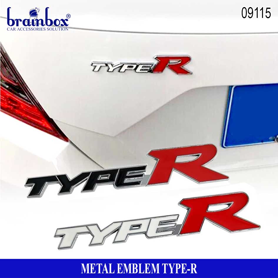 Metal Emblem Iron Logo Type-R Metal Logo Car Body Patch | Shopee Malaysia