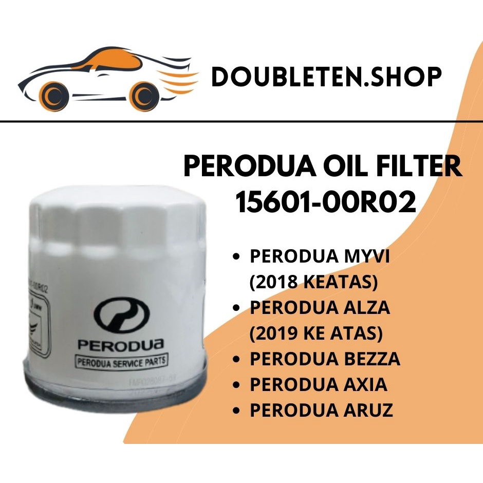 Perodua Oil Filter 15601-00R02 For Perodua Myvi Alza Bezza Axia Aruz ...