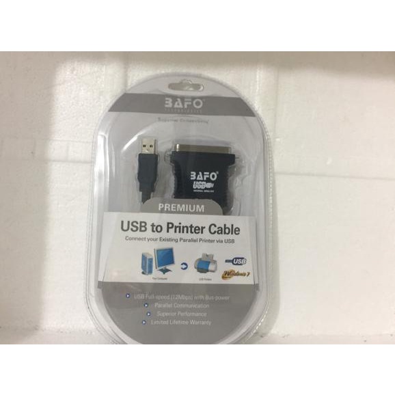 Usb To Parallel Bafo Cable (Usb To Lpt) Shopee Malaysia
