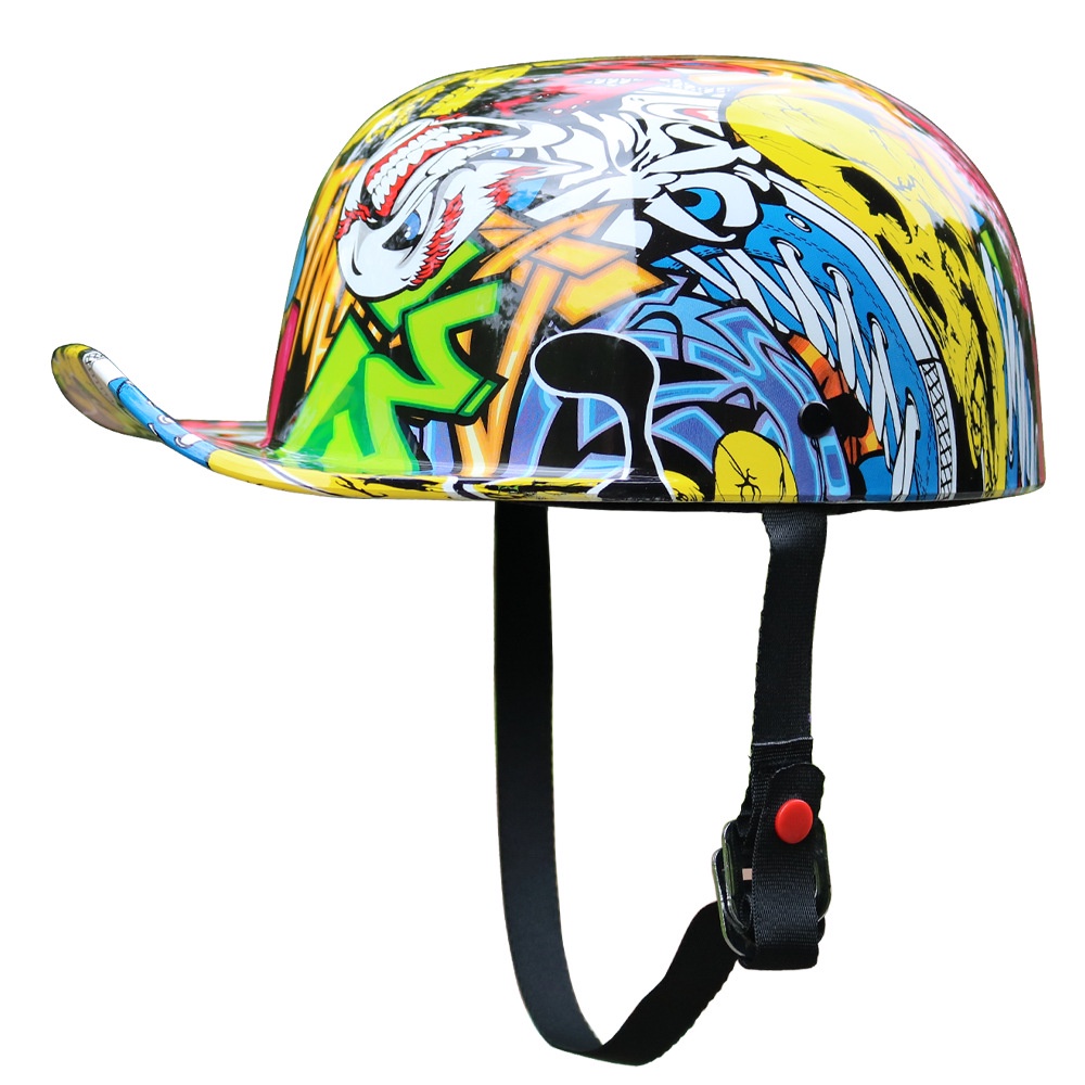 Retro DS Personalized Duck Tongue Baseball Hat helmet Harley electric vehicle helmet helmet