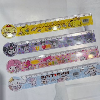 🔥Ready Stock🔥Sanrio Ruler 15cm Melody Kuromi Cinnamoroll Purin Cute ...