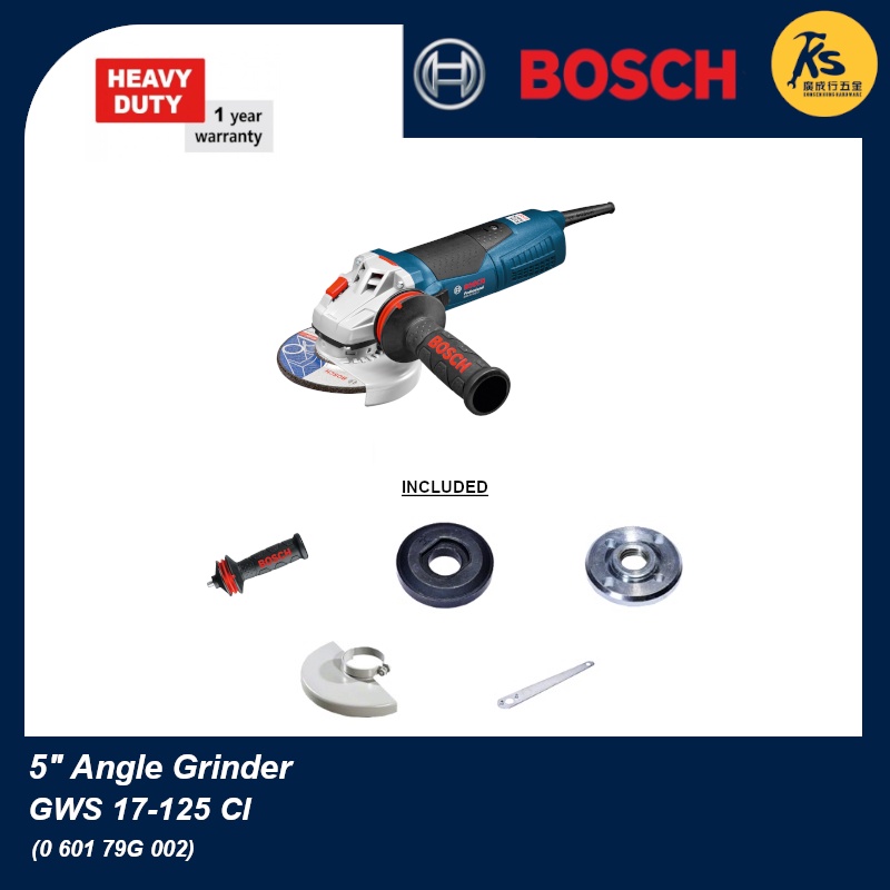 BOSCH Angle Grinder GWS 17125 CI Professional ( 0 601 79G 002