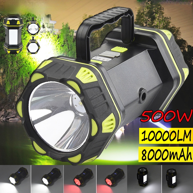 lampu suluh heavy duty torch light rechargeable flashlight 100000 lumen ...