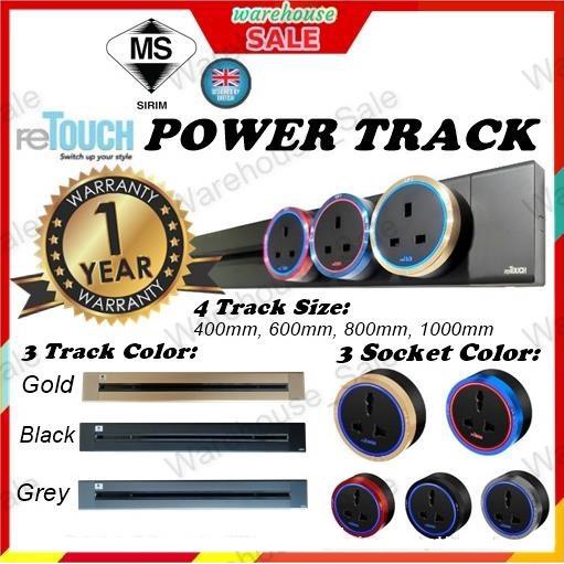 SIRIM RETOUCH Original Power Track Socket Switch 32A Line Long Flat Pin ...