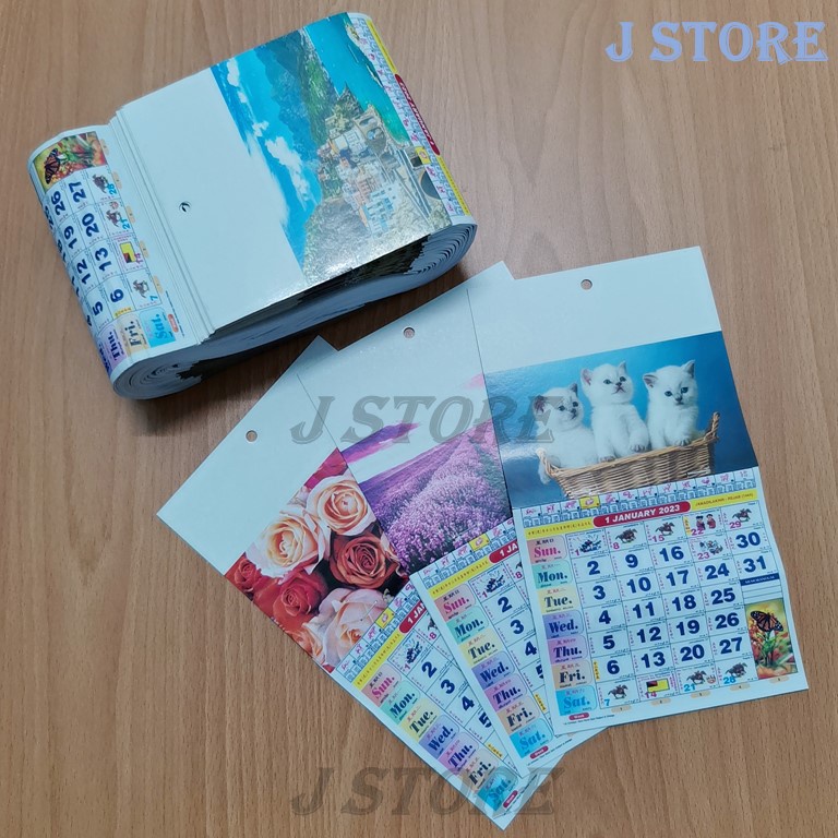 Horse Calendar / Wall Calendar 2023 | Kalendar Kuda / Kalender Dinding ...