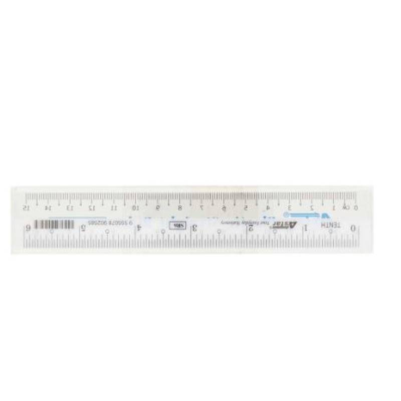Astar Plastic Straight Ruler (15cm) / Pembaris Plastik Lurus | Shopee ...