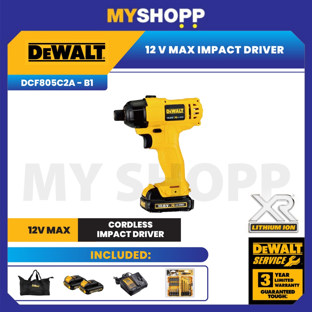 DEWALT Li-Ion Cordless Impact Drill Driver [Ready Stock