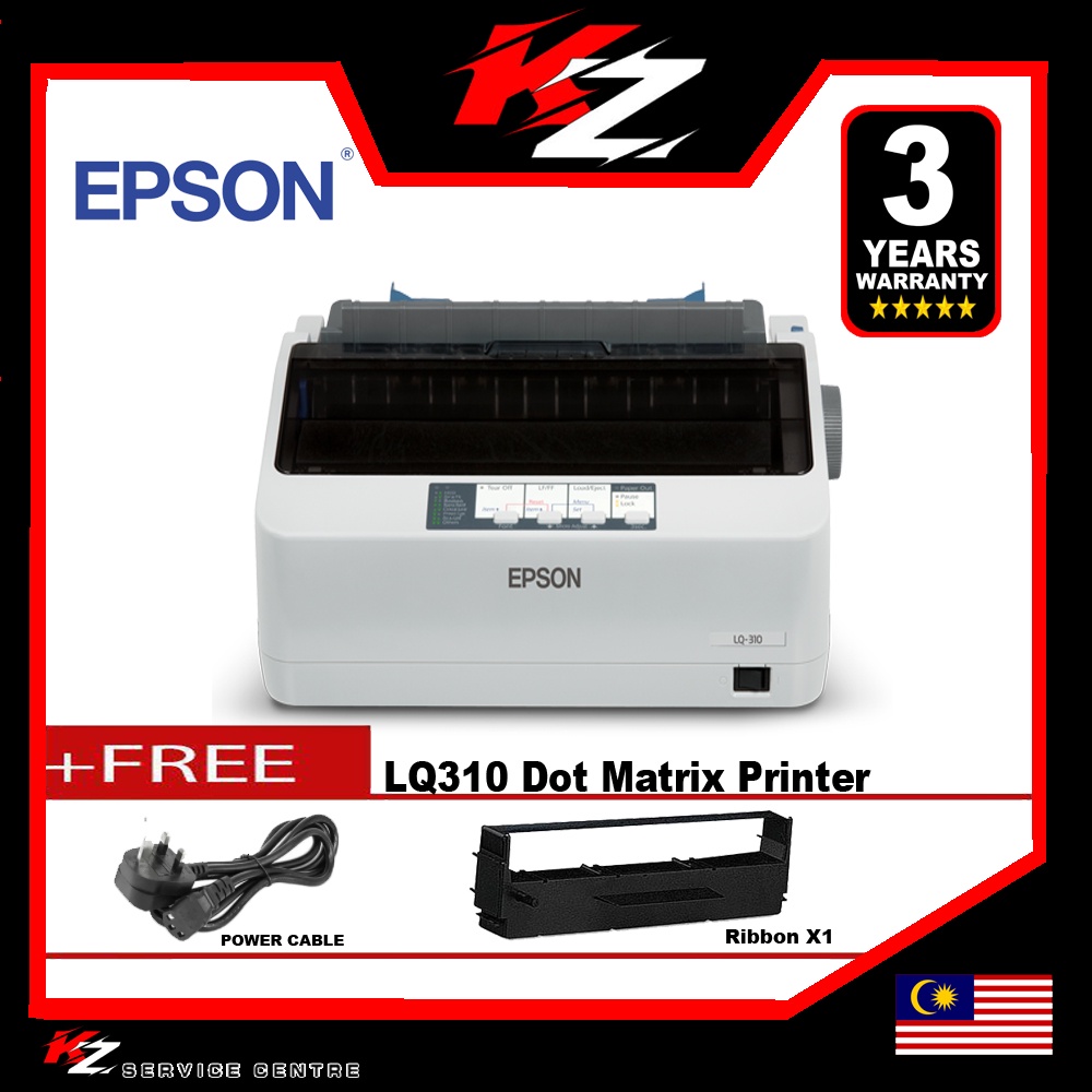 Official EPSON LQ310 DOT MATRIX PRINTER LQ310 WITH 24PIN NARROW