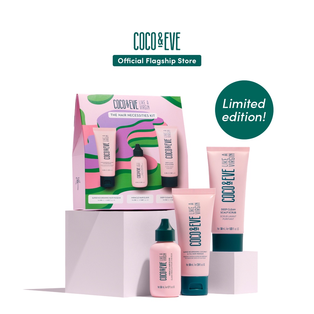 [Holiday Kit] Coco & Eve Hair Necessities Kit Limited Edition Shopee