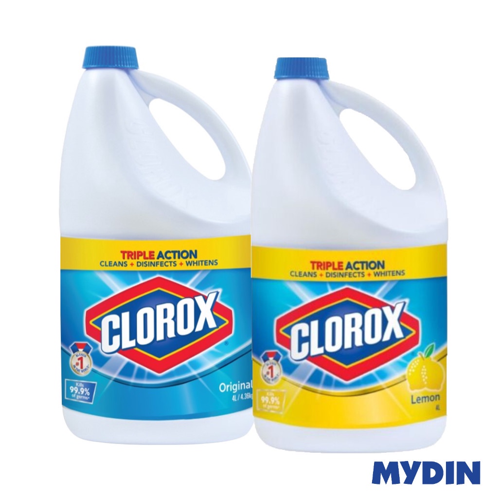 Clorox Bleach Total Disinfects Cleans (4L) 2 Variants Shopee Malaysia