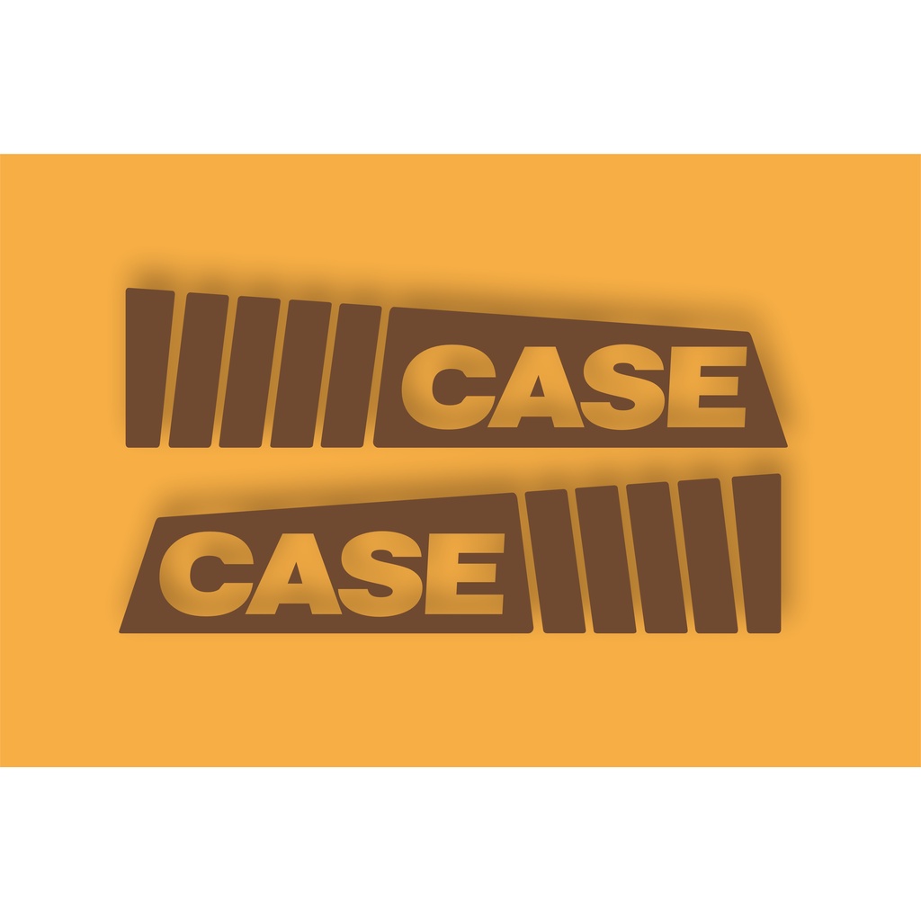 Backhoe Loader Case 580 K / Super K Bonet Sticker (L & R 2pcs) One set ...