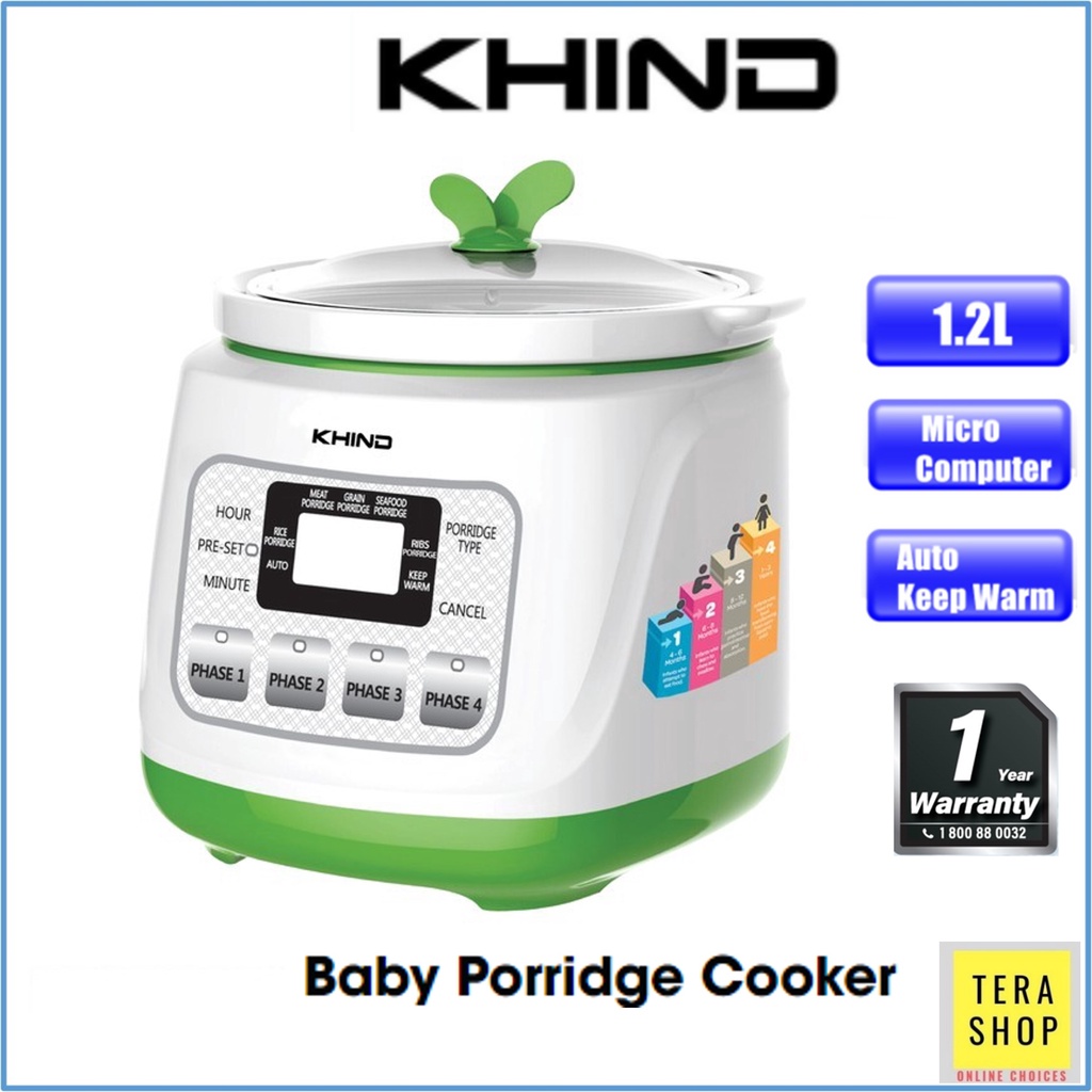 How to use discount khind baby porridge cooker