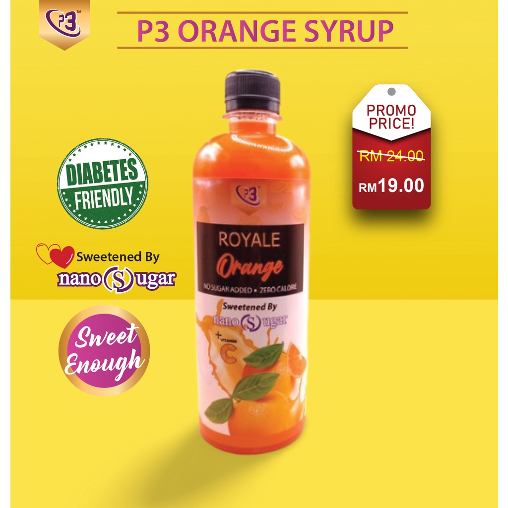 CLEARANCE STOCK EXP JAN 2026 - P3 ROYALE ORANGE SYRUP | Shopee Malaysia