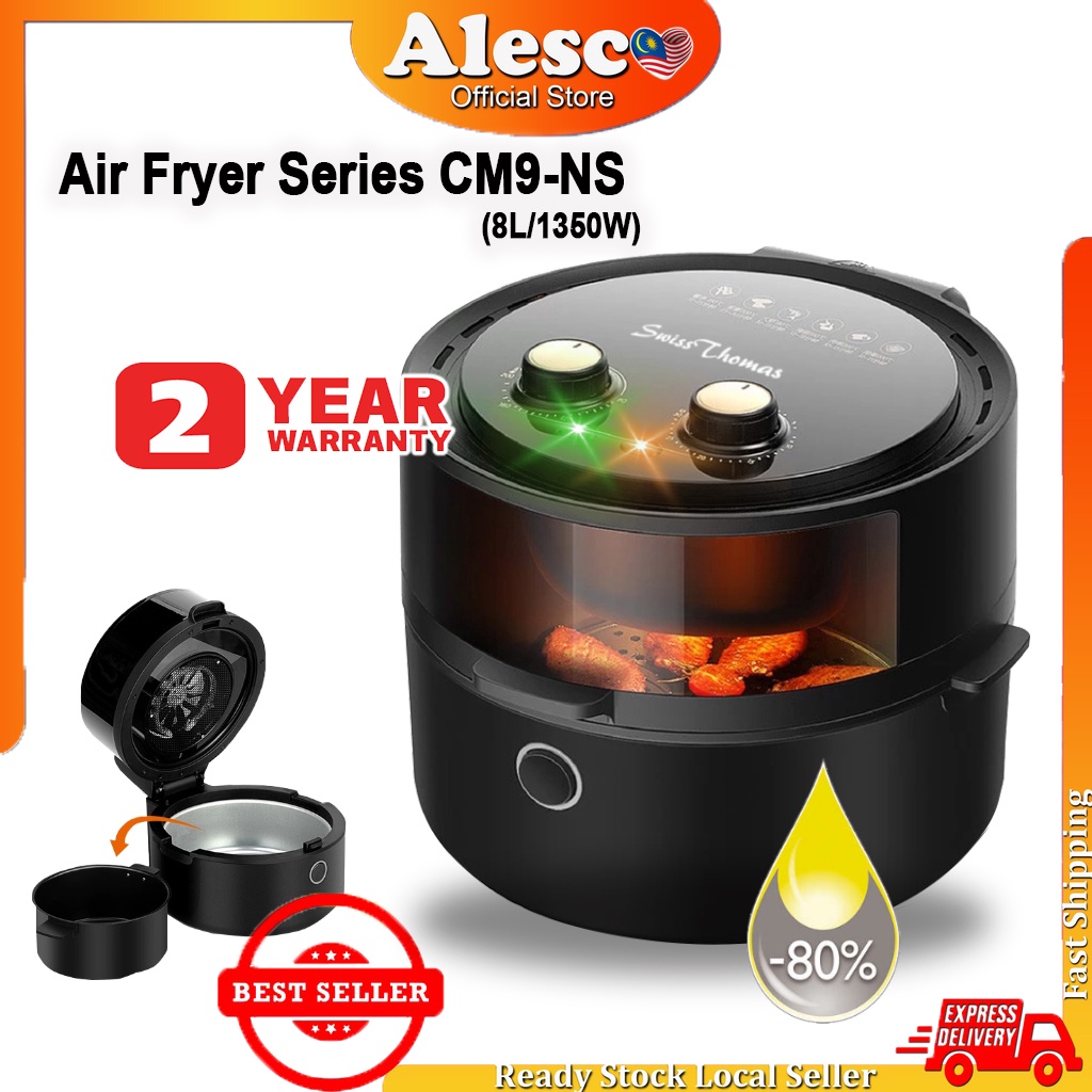 Alescomall Air Fryer Stirrer Series ChefMaster Series CM9-NS (8L/1350W