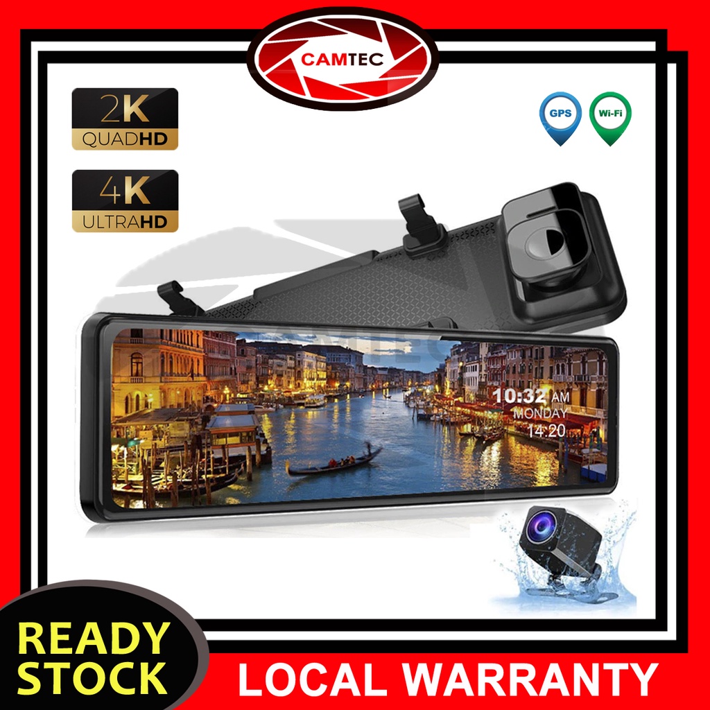 Camtec X1 4K WIFI GPS 2160P /2.5K 1440P Car DVR Huawei Hisilicon CPU