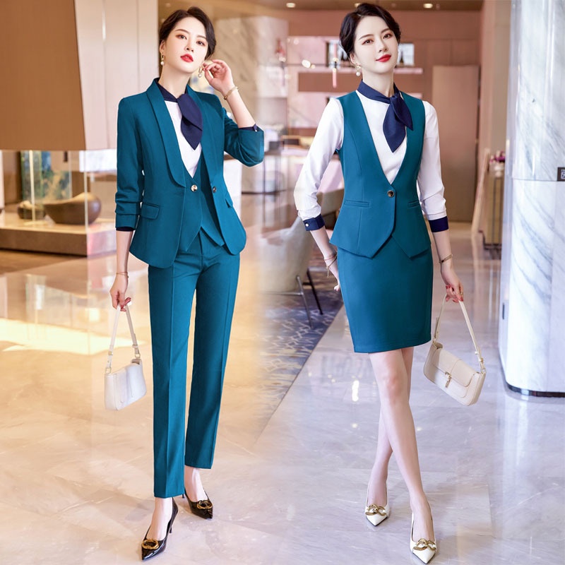 Temperament Commuter Women's Suit Professional Skirt Fashion Long