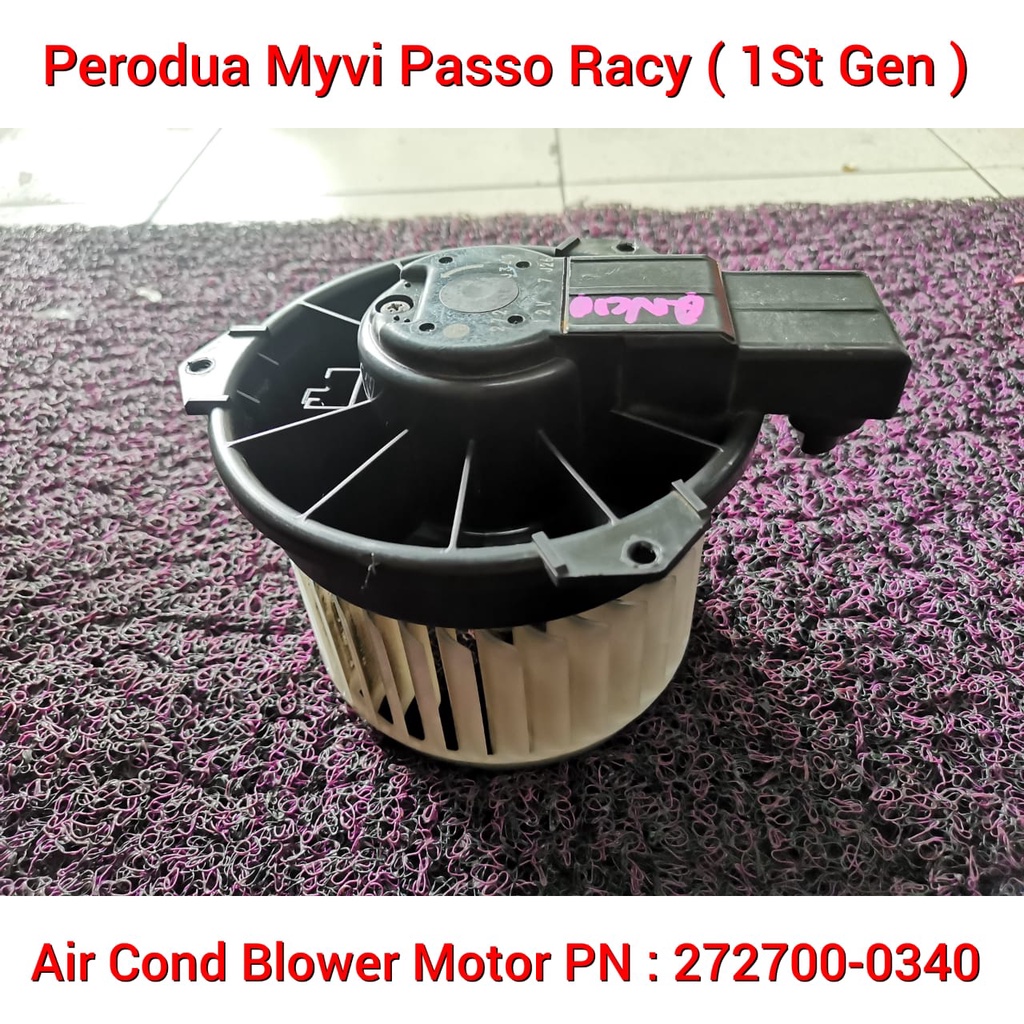 Perodua Myvi Passo Racy Boon Aircond Blower Motor / Air Cond Blower