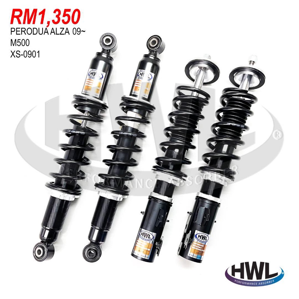 HWL Adjustable Absorber ** PERODUA ALZA HWL XS SERIES Hi Low Bodyshift