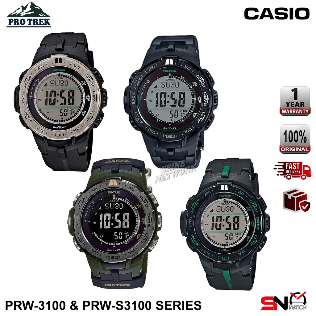 Casio protrek best sale prw 3100