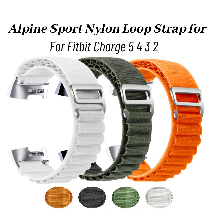 For Fitbit Charge 5 4 3 Strap Alpine Outdoor Nylon Watch Band for ...