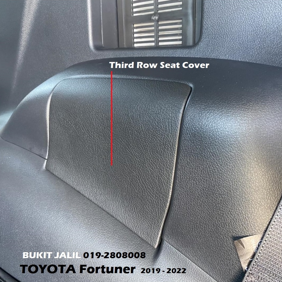 TOYOTA FORTUNER 2019 2023 Third Row Seat Remove Bracket Cover