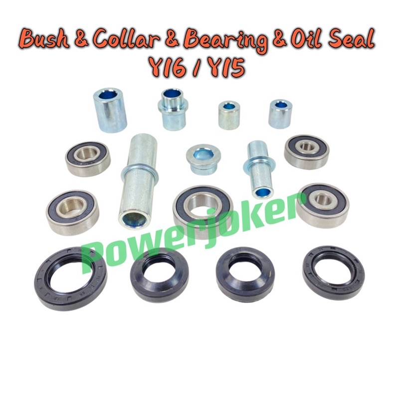 Y16 Y16ZR Y15 Y15ZR V1 V2 Front Rear Hub Bearing Spocket Spoket Bush