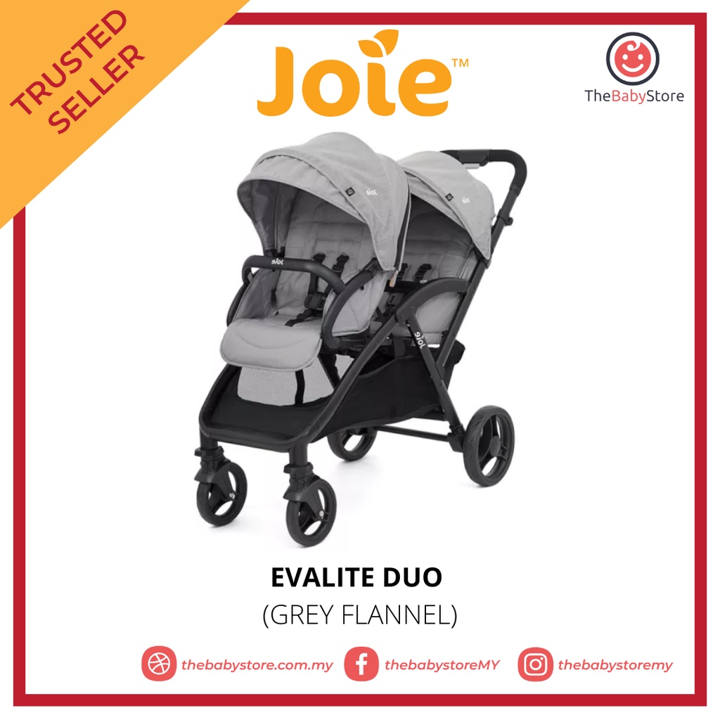 Joie evalite duo grey flannel best sale