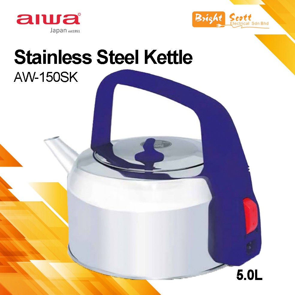 Aiwa Automatic Electric Kettle Aw Sk L Year Warranty Shopee Malaysia