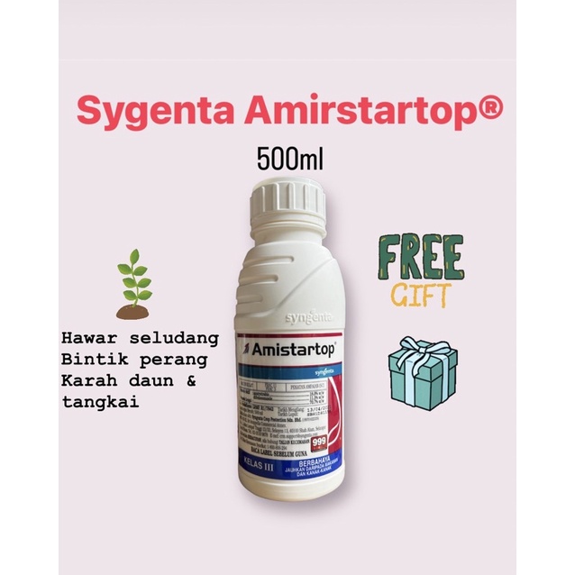 Sygenta Amistartop Azoxystrobin Difenoconazole Racun Kulat Fungicide