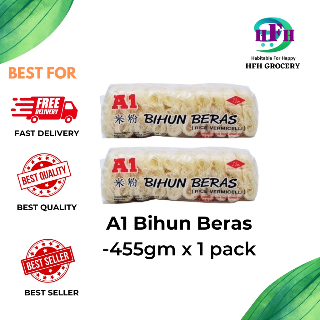 🔥 A1 Rice Vermicelli /A1 Beras Bihun (455gm x 1 pack) | Shopee Malaysia