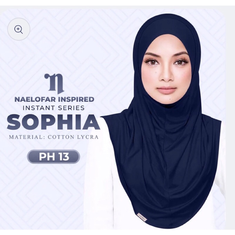 NAELOFAR INSPIRED SOPHIA INSTANT | INNER SPORT HIJAB | Shopee Malaysia