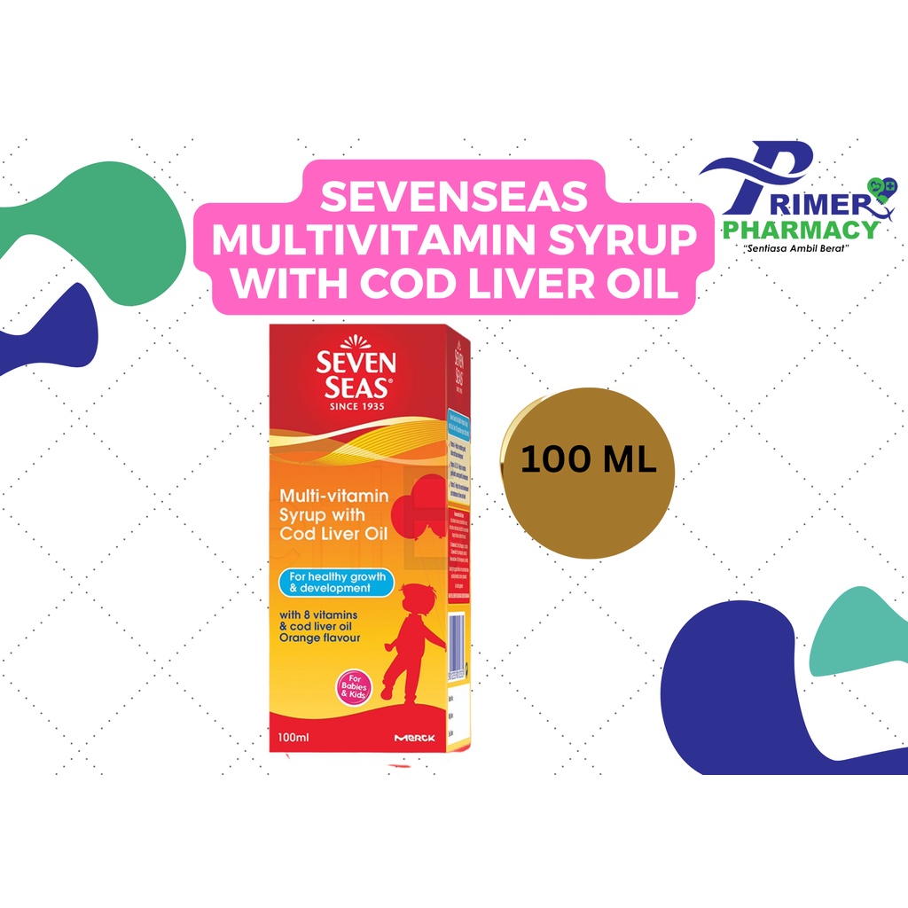 SEVENSEAS MULTI-VITAMIN WITH COD LIVER OIL | Shopee Malaysia
