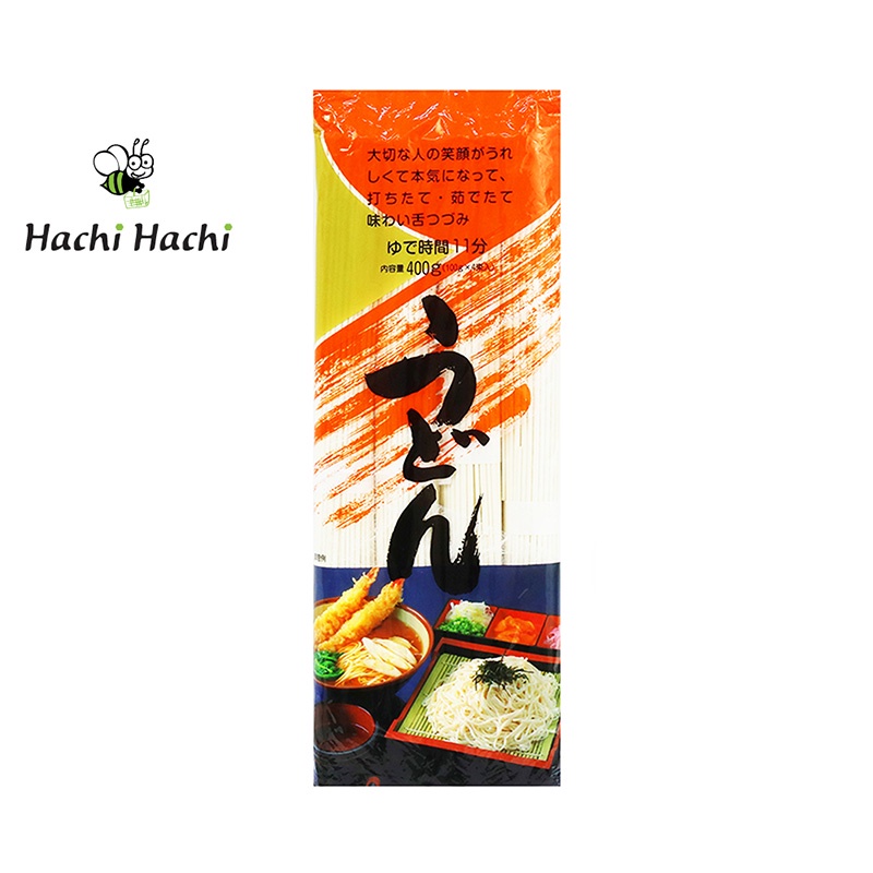 Japanese Udon Noodles Men Sunaoshi 400g Hachi Hachi Japan Shop