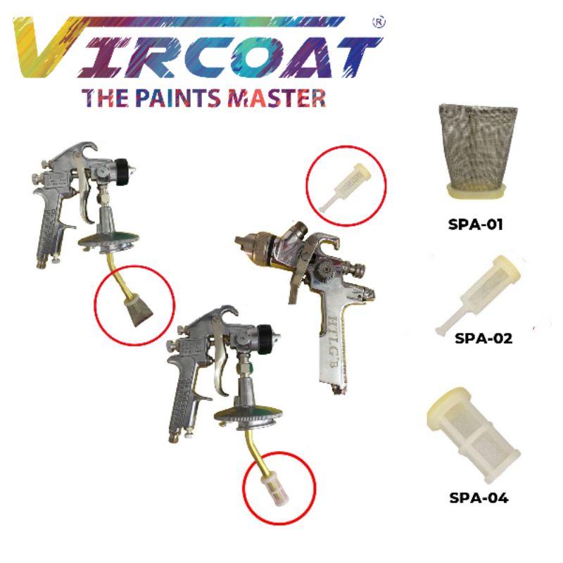 Spray Gun Filter Gravity and Suction Feed Spray Gun Filter/Paint