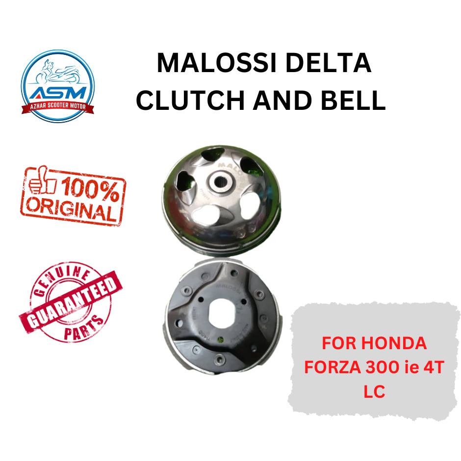 Malossi delta clutch / clutch bell/clutch auto housing for Honda Forza 300 / 5216184 Shopee