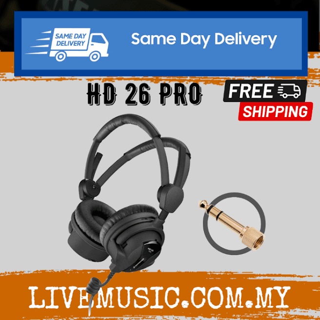 Sennheiser HD 26 PRO Professional Monitoring Headphones ( HD26 PRO / HD ...